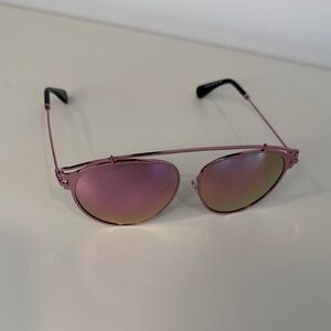 Miles Hamilton Pink Aviator Sunglasses
